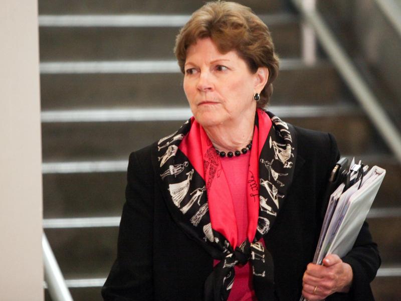 Sen. Jeanne Shaheen (D-N.H.) in the U.S. Capitol building May 14, 2013. Groups are creating ads in New Hampshire to attack Shaheen 10 months before the midterm congressional elections. Sen. Jeanne Shaheen (D-N.H.) in the U.S. Capitol building May 14, 2013. Groups are creating ads in New Hampshire to attack Shaheen 10 months before the midterm congressional elections.