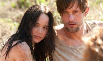 In The East, Ellen Page (left) and Alexander Skarsgard play members of an anarchist eco-terrorist collective. In The East, Ellen Page (left) and Alexander Skarsgard play members of an anarchist eco-terrorist collective.
