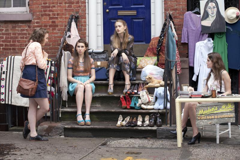 Lena Dunham's series Girls, which follows the lives of a group of young women in New York City, returns to HBO this month. Lena Dunham's series Girls, which follows the lives of a group of young women in New York City, returns to HBO this month.