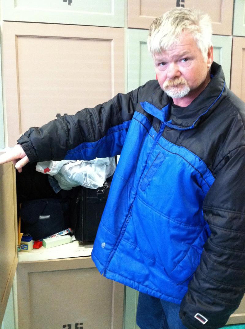 Roger Bottomley of Fairfax, Va., has been homeless for 10 years. He expected to get a housing voucher, but then his appointment with the local housing authority was canceled because of sequestration. He keeps his belongings in a locker at a homeless day c Roger Bottomley of Fairfax, Va., has been homeless for 10 years. He expected to get a housing voucher, but then his appointment with the local housing authority was canceled because of sequestration. He keeps his belongings in a locker at a homeless day c