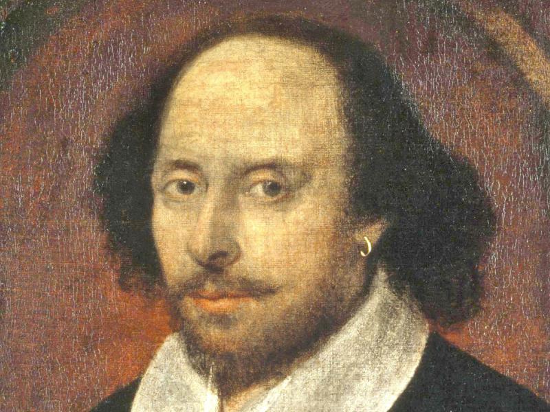 William Shakespeare, depicted in this 17th century painting, penned his sonnets on parchment. Now his words have found a new home ... in twisting strands of DNA. William Shakespeare, depicted in this 17th century painting, penned his sonnets on parchment. Now his words have found a new home ... in twisting strands of DNA.