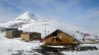 The Chalet (right) is the U.S. Antarctic Program's administrations and operations center at McMurdo Station. The Chalet (right) is the U.S. Antarctic Program's administrations and operations center at McMurdo Station.