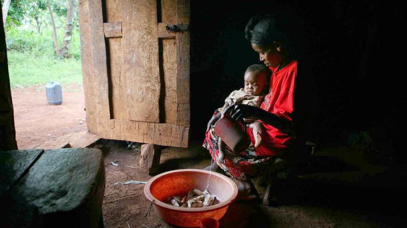 Almaz Acha sits with her baby Alentse at her home in the rural community of Sadoye, in southern Ethiopia. Families in rural communities, like this one, have benefited from Ethiopia's health extension program. Almaz Acha sits with her baby Alentse at her home in the rural community of Sadoye, in southern Ethiopia. Families in rural communities, like this one, have benefited from Ethiopia's health extension program.