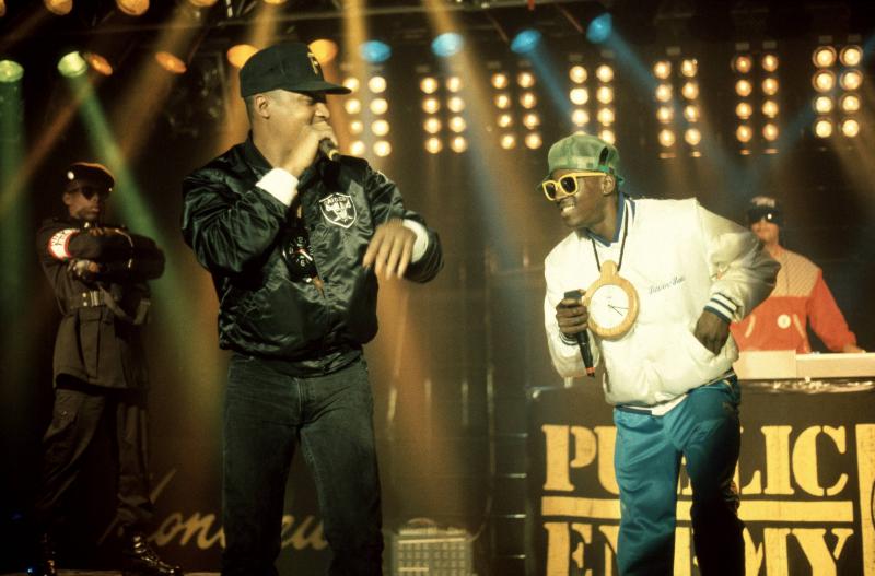 Public Enemy on stage in 1988. The group will be inducted into the Rock and Roll Hall of fame Thursday. Public Enemy on stage in 1988. The group will be inducted into the Rock and Roll Hall of fame Thursday.