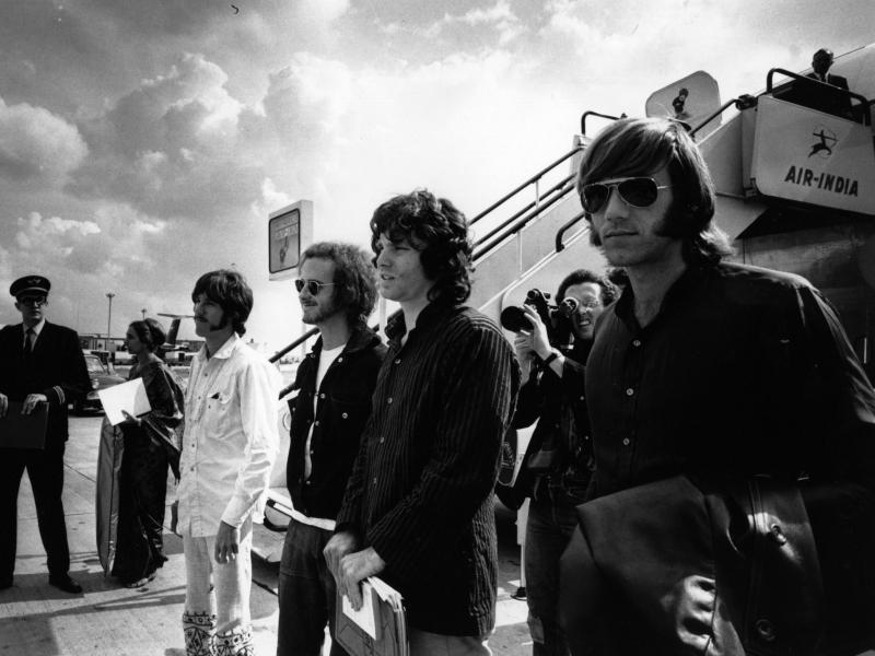 Ray Manzarek (far right) stands with fellow members of The Doors Jim Morrison (from right), Robby Krieger and John Densmore in 1968. Manzarek died Monday in Germany. He was 74. Ray Manzarek (far right) stands with fellow members of The Doors Jim Morrison (from right), Robby Krieger and John Densmore in 1968. Manzarek died Monday in Germany. He was 74.
