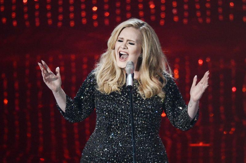 Adele performs the theme song to "Skyfall." Adele performs the theme song to "Skyfall."