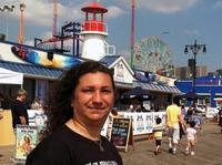 Ann Valdez lives with her teenage son in Coney Island, Brooklyn Ann Valdez lives with her teenage son in Coney Island, Brooklyn
