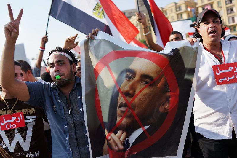 Egyptian protesters celebrate in Tahrir Square on Wednesday. The United States has managed to alienate just about every political actor in Egypt. Egyptian protesters celebrate in Tahrir Square on Wednesday. The United States has managed to alienate just about every political actor in Egypt.