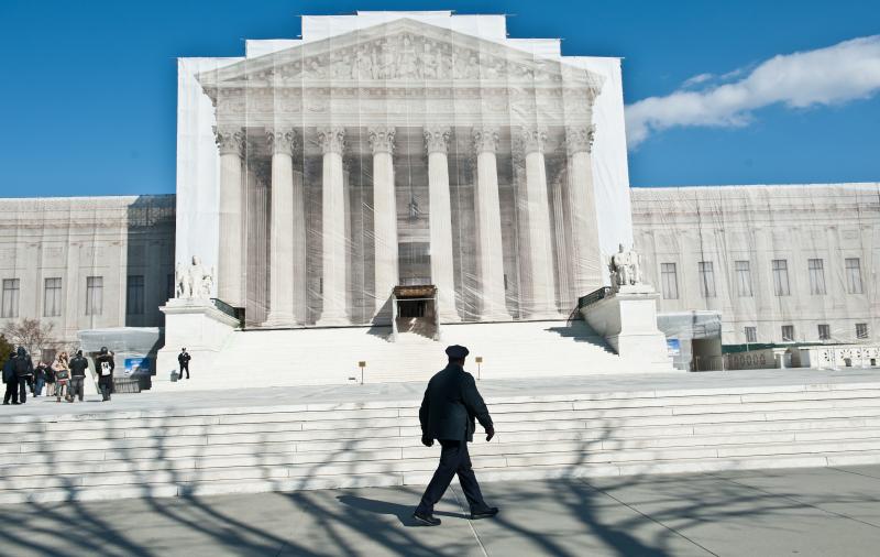 Supreme Court justices will hear arguments Tuesday on California's Proposition 8 ban on same-sex marriage. On Wednesday they'll hear arguments on the federal Defense of Marriage Act, which defines marriage as between one man and one woman. Supreme Court justices will hear arguments Tuesday on California's Proposition 8 ban on same-sex marriage. On Wednesday they'll hear arguments on the federal Defense of Marriage Act, which defines marriage as between one man and one woman.