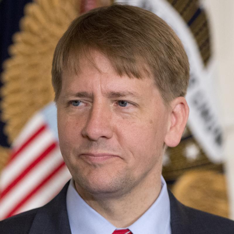Richard Cordray, director of the Consumer Financial Protection Bureau. Richard Cordray, director of the Consumer Financial Protection Bureau.