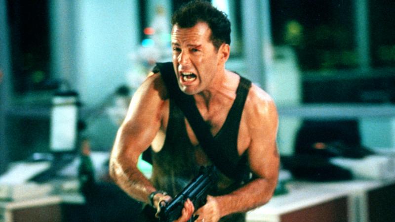 Hey, 1988's Die Hard, starring Bruce Willis, might not be the most conventional holiday movie, but it's a holiday movie nonetheless. Hey, 1988's Die Hard, starring Bruce Willis, might not be the most conventional holiday movie, but it's a holiday movie nonetheless.