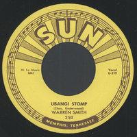 Label for Warren Smith's "Ubangi Stomp" on Sun Records. Label for Warren Smith's "Ubangi Stomp" on Sun Records.