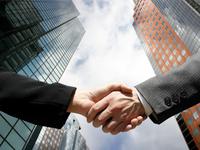 A handshake A handshake
