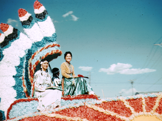 Vivian Arviso says her year of service as Miss Indian America included a stint answering tourists' questions at Disneyland's Indian Village. Vivian Arviso says her year of service as Miss Indian America included a stint answering tourists' questions at Disneyland's Indian Village.