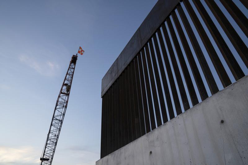A new section of the border wall is seen in November 2019 south of Donna, Texas. Trump's 576-mile border wall is expected to cost nearly $20 million per mile, which is more expensive than any other wall under construction in the world. A new section of the border wall is seen in November 2019 south of Donna, Texas. Trump's 576-mile border wall is expected to cost nearly $20 million per mile, which is more expensive than any other wall under construction in the world.