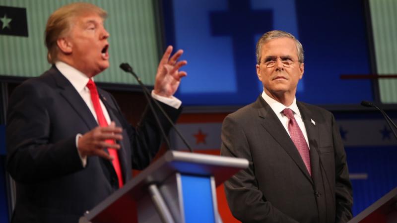 Donald Trump and Jeb Bush were polite to each other at the first GOP debate. But it's been gloves off since then, especially on Instagram, a social media outlet not known for its vitriol. Donald Trump and Jeb Bush were polite to each other at the first GOP debate. But it's been gloves off since then, especially on Instagram, a social media outlet not known for its vitriol.