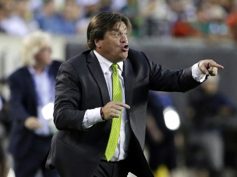 The Guardian describes Mexico's fired coach, Miguel Herrera, as The Guardian describes Mexico's fired coach, Miguel Herrera, as