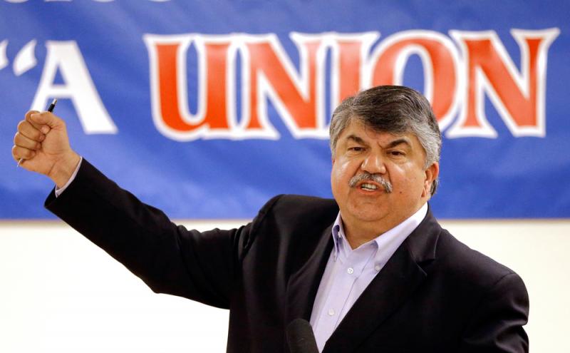 AFL-CIO President Richard Trumka speaks against the Trans-Pacific Partnership trade pact in a May 18 speech in Portland, Ore. AFL-CIO President Richard Trumka speaks against the Trans-Pacific Partnership trade pact in a May 18 speech in Portland, Ore.