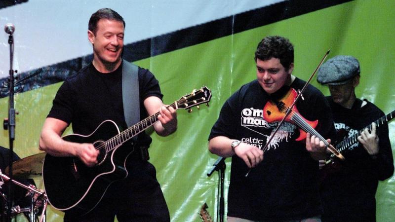 Martin O'Malley performs with his Irish rock group, O'Malley's March, in Baltimore in 2002. Martin O'Malley performs with his Irish rock group, O'Malley's March, in Baltimore in 2002.
