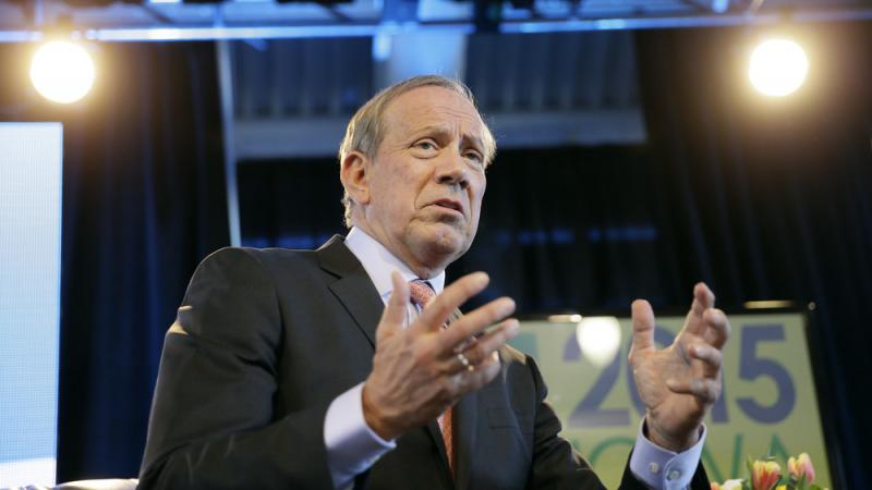 Former New York Gov. George Pataki speaks during the Iowa Agriculture Summit in March. Former New York Gov. George Pataki speaks during the Iowa Agriculture Summit in March.