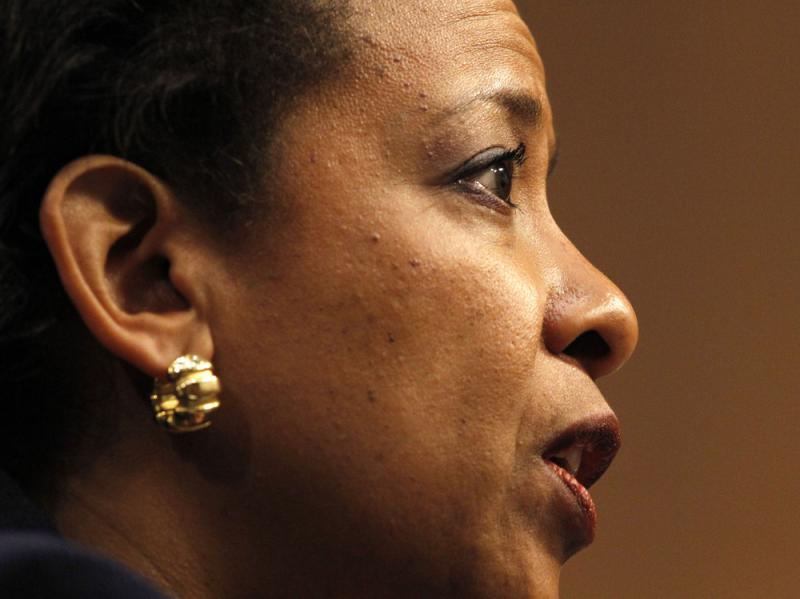 Attorney general nominee Loretta Lynch testifies on Capitol Hill in January. Lynch was confirmed by the Senate on Thursday after months of delay and partisan bickering. Attorney general nominee Loretta Lynch testifies on Capitol Hill in January. Lynch was confirmed by the Senate on Thursday after months of delay and partisan bickering.