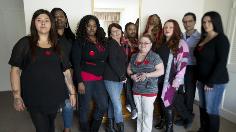 Makenzie Vasquez (from left), Pamala Hunt, Latonya Suggs, Ann Bowers, Nathan Hornes, Ashlee Schmidt, Natasha Hornes, Tasha Courtright, Michael Adorno and Sarah Dieffenbacher are refusing to pay back loans they took out to attend Corinthian Colleges. Makenzie Vasquez (from left), Pamala Hunt, Latonya Suggs, Ann Bowers, Nathan Hornes, Ashlee Schmidt, Natasha Hornes, Tasha Courtright, Michael Adorno and Sarah Dieffenbacher are refusing to pay back loans they took out to attend Corinthian Colleges.