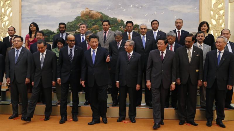 Chinese President Xi Jinping, center, and Asian leaders approved an agreement on the Asian Infrastructure Investment Bank in Beijing in Oct., 2014. European countries are beginning to sign up too. Chinese President Xi Jinping, center, and Asian leaders approved an agreement on the Asian Infrastructure Investment Bank in Beijing in Oct., 2014. European countries are beginning to sign up too.
