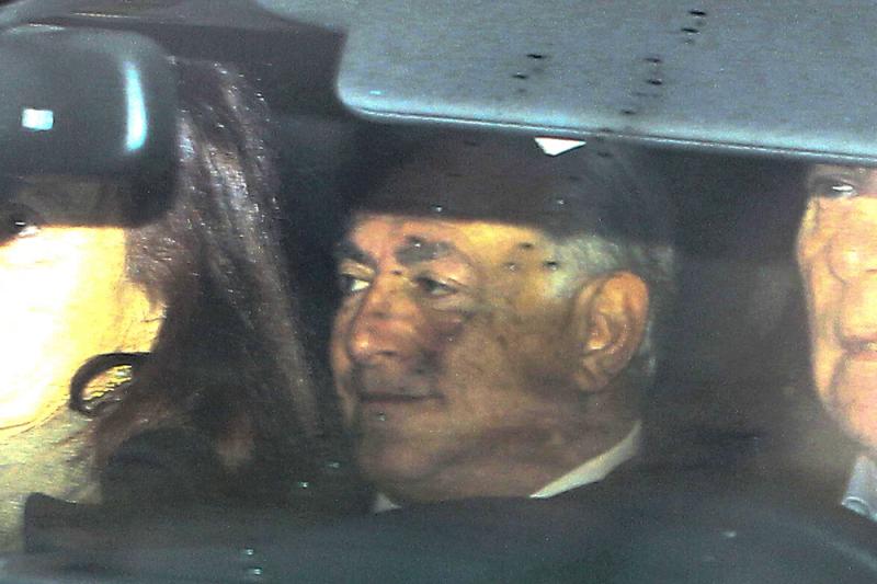 Dominique Strauss-Kahn arrives at the courthouse in Lille, France, on Tuesday to testify in a trial involving orgies and an alleged prostitution ring. Dominique Strauss-Kahn arrives at the courthouse in Lille, France, on Tuesday to testify in a trial involving orgies and an alleged prostitution ring.