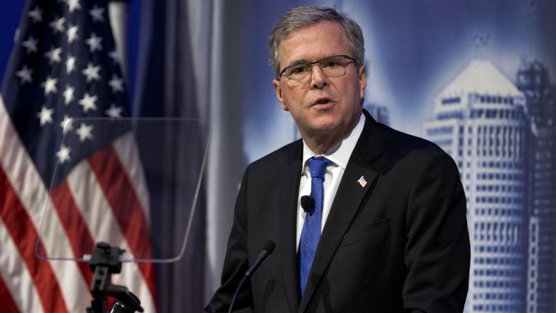 Former Florida Gov. Jeb Bush speaks at the Detroit Economic Club Wednesday. Former Florida Gov. Jeb Bush speaks at the Detroit Economic Club Wednesday.