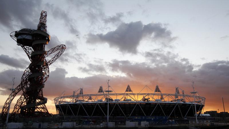 The London 2012 Olympic Stadium at sunset at the Olympic Park in London. The Smithsonian Institution is working to establish its first international museum outpost in London as that city redevelops its Olympic park. The London 2012 Olympic Stadium at sunset at the Olympic Park in London. The Smithsonian Institution is working to establish its first international museum outpost in London as that city redevelops its Olympic park.