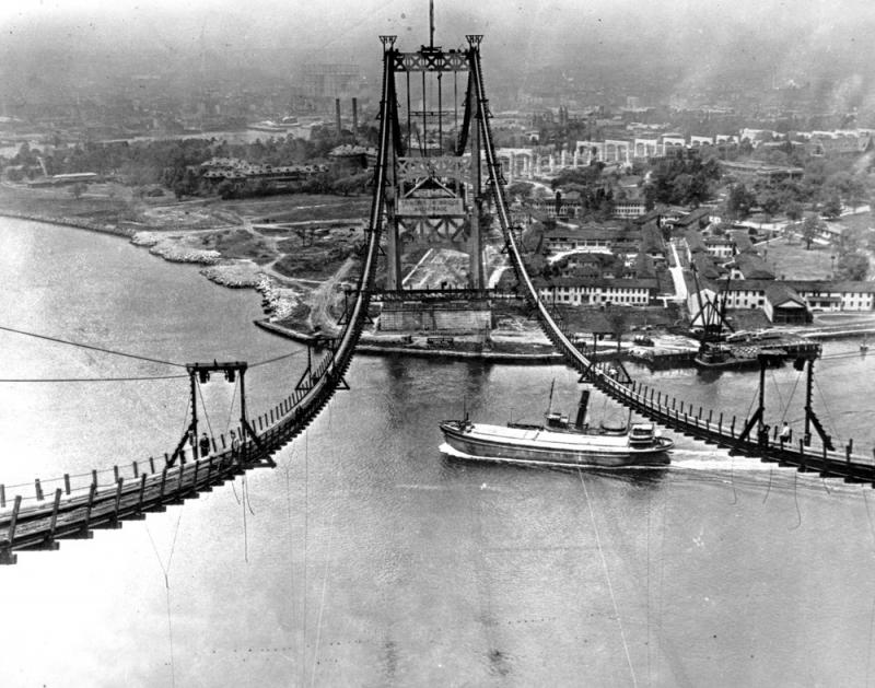 The Triborough Bridge is seen under construction in New York City on July 10, 1935. The bridge, now known as the Robert F. Kennedy Bridge, connects Long Island with Manhattan. The Dutch Prime Minister is a fan of the biographer of Robert Moses, who was i The Triborough Bridge is seen under construction in New York City on July 10, 1935. The bridge, now known as the Robert F. Kennedy Bridge, connects Long Island with Manhattan. The Dutch Prime Minister is a fan of the biographer of Robert Moses, who was i