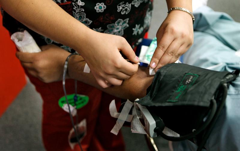 Blood donations in the U.S. aren't routinely screened for the Zika virus. Blood donations in the U.S. aren't routinely screened for the Zika virus.
