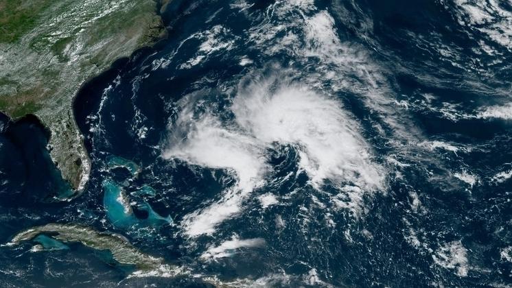 A satellite image from 1 p.m. ET shows "Disturbance 1," which has a 70% chance of becoming a tropical storm, the National Hurricane Center says. A satellite image from 1 p.m. ET shows "Disturbance 1," which has a 70% chance of becoming a tropical storm, the National Hurricane Center says.