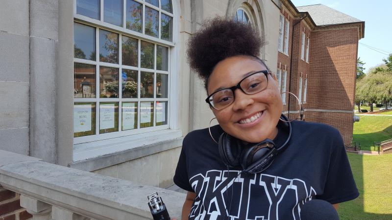 Radio 101 student Samiya Arrington Samiya Arrington