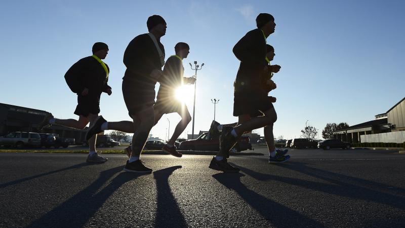 Members of the Pathfinders 5th Battalion, 101st Combat Aviation Brigade of the 101st Airborne Division, go for a run at Fort Campbell, Ky., in 2013. The Census Bureau says it will count deployed service members as residents of their home bases or ports fo Members of the Pathfinders 5th Battalion, 101st Combat Aviation Brigade of the 101st Airborne Division, go for a run at Fort Campbell, Ky., in 2013. The Census Bureau says it will count deployed service members as residents of their home bases or ports fo