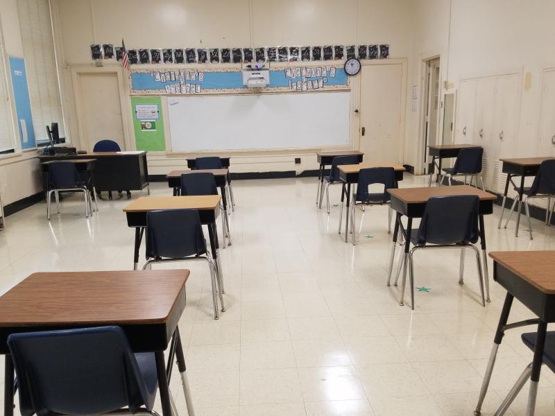 An elementary classroom in Guilford County Schools. KERI BROWN/WFDD
