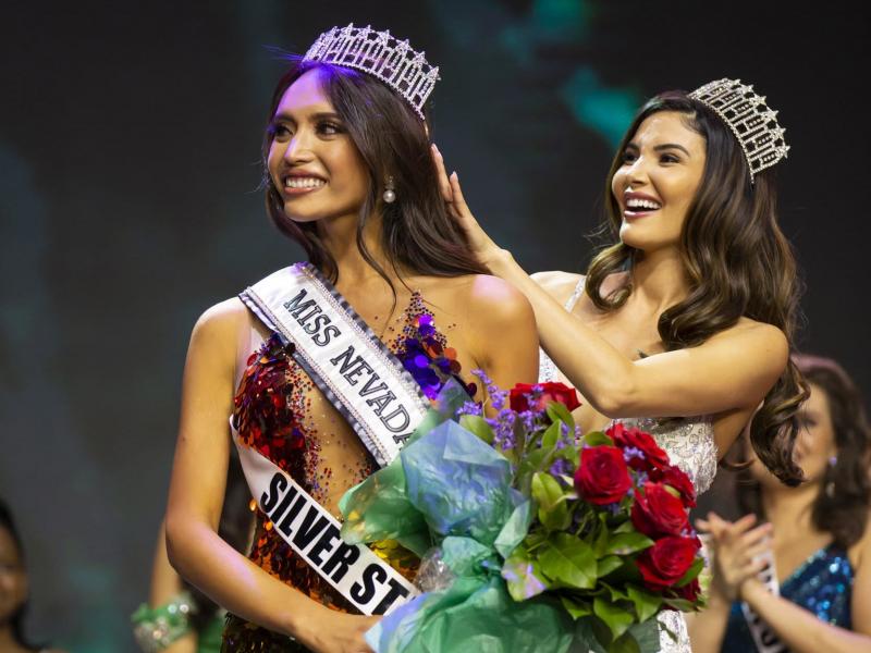 Kataluna Enriquez will be the first openly transgender Miss USA contestant after her historic win in the Miss Nevada USA pageant. Kataluna Enriquez will be the first openly transgender Miss USA contestant after her historic win in the Miss Nevada USA pageant.