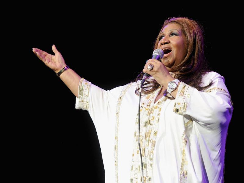 Aretha Franklin performing in New York City in 2012. Aretha Franklin performing in New York City in 2012.