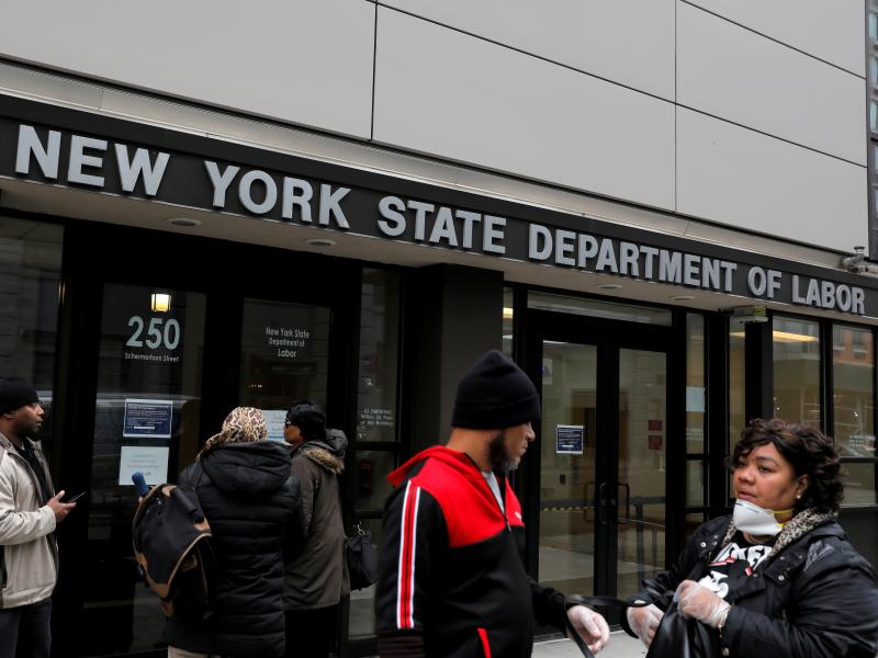 Claims for unemployment benefits are spiking across the country as businesses shut down to stem the spread of the coronavirus. Claims for unemployment benefits are spiking across the country as businesses shut down to stem the spread of the coronavirus.