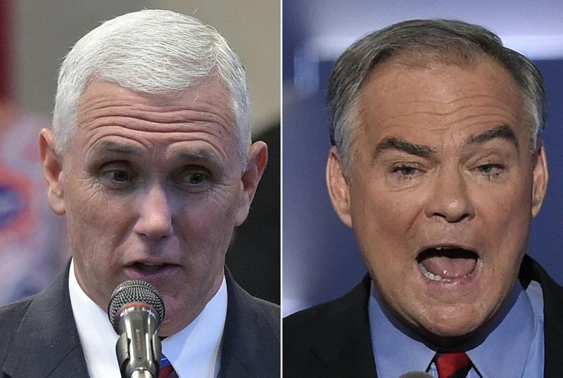 Gov. Mike Pence, R-Ind., and Sen. Tim Kaine, D-Va., will face off Tuesday evening during this campaign's only vice presidential debate, at Longwood University in Farmville, Va. Gov. Mike Pence, R-Ind., and Sen. Tim Kaine, D-Va., will face off Tuesday evening during this campaign's only vice presidential debate, at Longwood University in Farmville, Va.