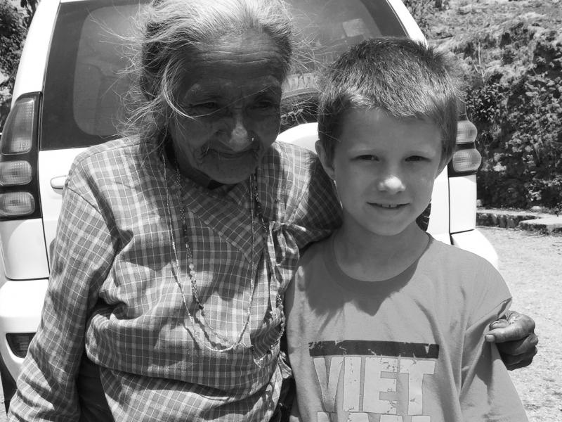 Lucas met this woman who lost her home and all her children except for one daughter. Lucas met this woman who lost her home and all her children except for one daughter.