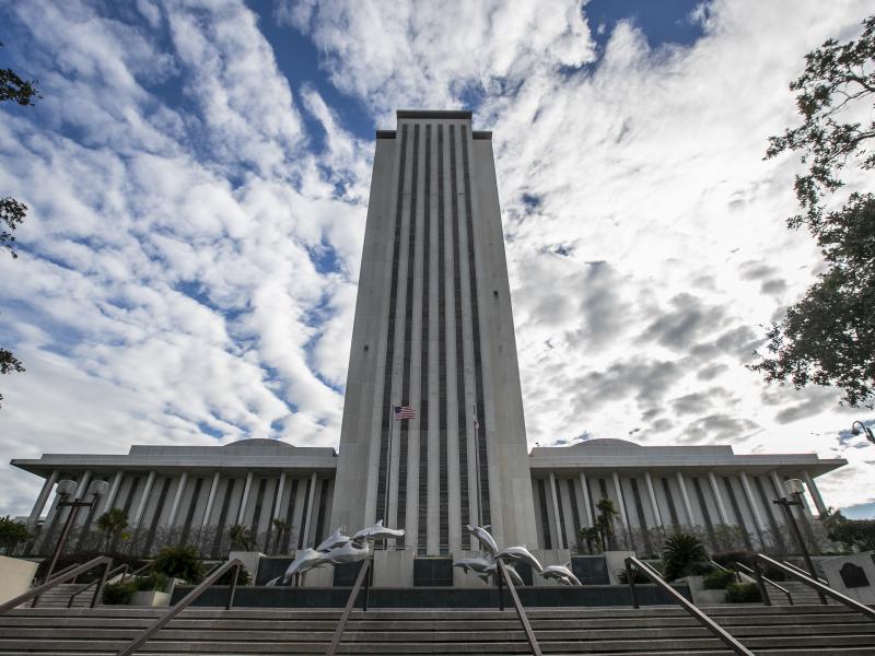 A view of the Florida Capitol in Tallahassee. One Republican state lawmaker has introduced a restrictive abortion bill that is drawing comparisons to the ban recently enacted in Texas. A view of the Florida Capitol in Tallahassee. One Republican state lawmaker has introduced a restrictive abortion bill that is drawing comparisons to the ban recently enacted in Texas.