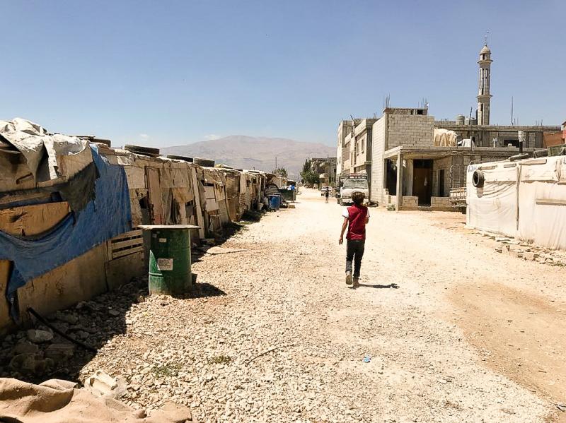 An informal tented settlement for Syrian refugees in Lebanon's Bekaa Valley. AHA members filmed at this camp, gathering footage for their fundraising video An informal tented settlement for Syrian refugees in Lebanon's Bekaa Valley. AHA members filmed at this camp, gathering footage for their fundraising video