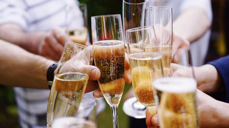 Toasting with Champagne is not just for holidays and formal occasions. Toasting with Champagne is not just for holidays and formal occasions.