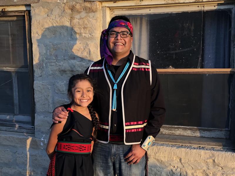 Artist Duane Koyawena learned he was going to be a father while in rehab. He says he's stayed sober for the sake of his daughter, Peyton. Artist Duane Koyawena learned he was going to be a father while in rehab. He says he's stayed sober for the sake of his daughter, Peyton.