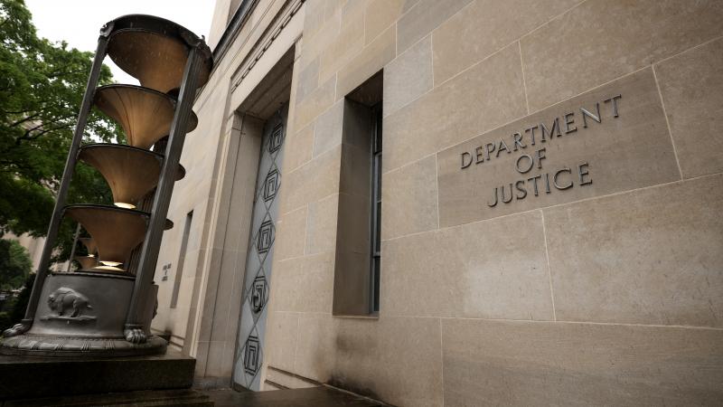 The U.S. Department of Justice is seen Friday. The U.S. Department of Justice is seen Friday.