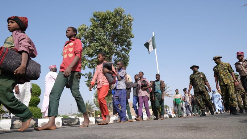 Nigerian government officials say that more than 300 schoolboys, who had been abducted in an attack claimed by Boko Haram, have been freed. Nigerian government officials say that more than 300 schoolboys, who had been abducted in an attack claimed by Boko Haram, have been freed.