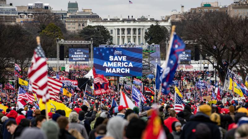 Supporters of former President Donald Trump flock to the Jan. 6 rally in Washington, D.C. Officials who were speakers at that rally are under scrutiny over the riot at the U.S. Capitol later that day. Supporters of former President Donald Trump flock to the Jan. 6 rally in Washington, D.C. Officials who were speakers at that rally are under scrutiny over the riot at the U.S. Capitol later that day.