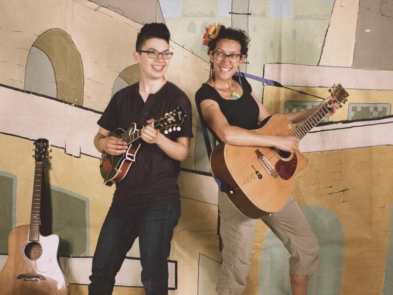 Ants on a Log members Julie Be and Anya Rose helped curate a new album that affirms the experiences of transgender and nonbinary kids. Ants on a Log members Julie Be and Anya Rose helped curate a new album that affirms the experiences of transgender and nonbinary kids.