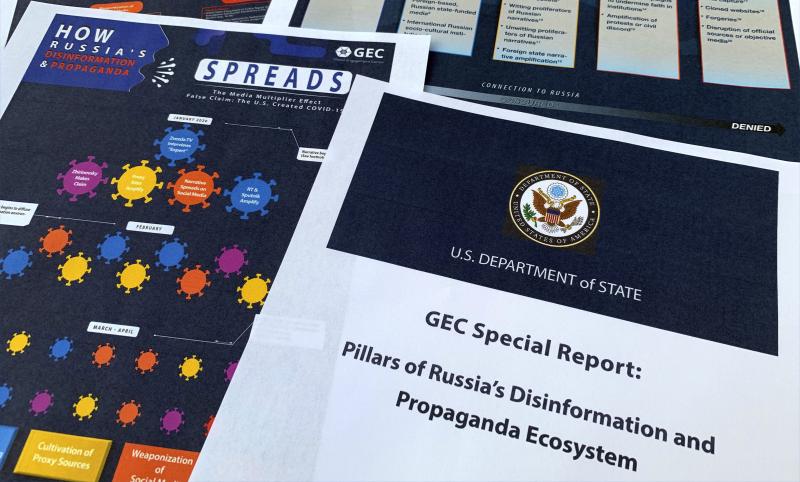 A State Department report on Russian online operations to promote conspiracy theories and misinformation. Some analysts also warn of "perception hacks," when relatively small-scale hacks are uncovered and then widely discussed by government officials, new A State Department report on Russian online operations to promote conspiracy theories and misinformation. Some analysts also warn of "perception hacks," when relatively small-scale hacks are uncovered and then widely discussed by government officials, new